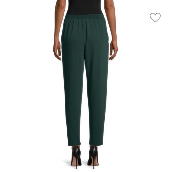 Ted Baker London Aliadd High Waist Pants Trousers Tapered Leg Pull On Green 6 - Picture 2 of 11